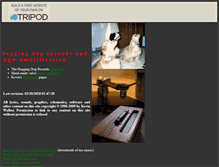 Tablet Screenshot of beggingdogrecords.tripod.com