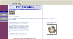 Desktop Screenshot of petpardise2.tripod.com