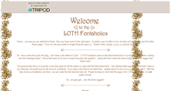 Desktop Screenshot of fontaholic.tripod.com