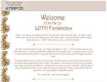 Tablet Screenshot of fontaholic.tripod.com
