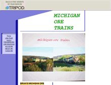 Tablet Screenshot of michiganoretrains.tripod.com
