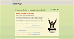 Desktop Screenshot of bowserelemschool.tripod.com