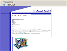 Tablet Screenshot of newsearch-ltd.tripod.com