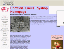 Tablet Screenshot of lucistoyshop.tripod.com