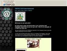 Tablet Screenshot of djfrogz.tripod.com