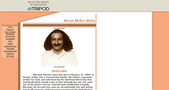 Desktop Screenshot of meherbabatours-india.tripod.com