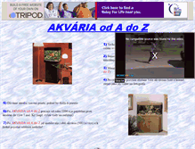 Tablet Screenshot of akvaria.tripod.com