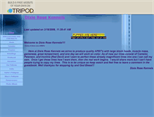 Tablet Screenshot of dixierosekennels.tripod.com