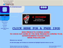 Tablet Screenshot of dlentertainment.tripod.com