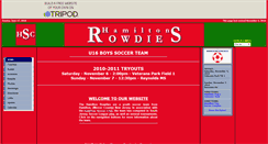 Desktop Screenshot of hamiltonrowdies.tripod.com
