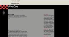 Desktop Screenshot of fiveohs.tripod.com