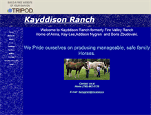 Tablet Screenshot of firevalleyranch.tripod.com