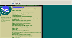 Desktop Screenshot of javaquestions.tripod.com
