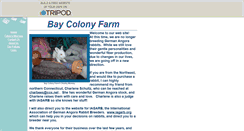 Desktop Screenshot of baycolonyfarm.tripod.com