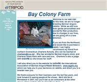 Tablet Screenshot of baycolonyfarm.tripod.com