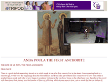 Tablet Screenshot of anchorites.tripod.com