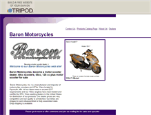 Tablet Screenshot of baronmotorcycles.tripod.com