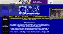 Desktop Screenshot of americanbulldoggers.tripod.com