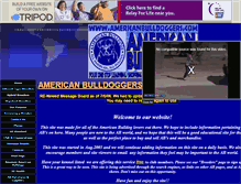 Tablet Screenshot of americanbulldoggers.tripod.com