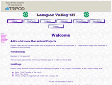 Tablet Screenshot of lompocvalley4h.tripod.com
