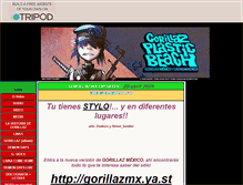 Tablet Screenshot of gorillazrestaurant.tripod.com