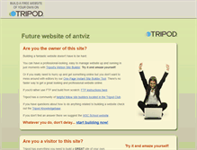 Tablet Screenshot of antviz.tripod.com