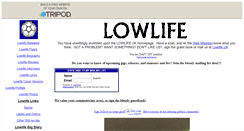 Desktop Screenshot of lowlifeuk.tripod.com