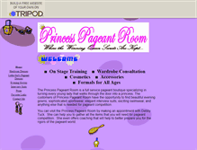 Tablet Screenshot of princesspageantroom.tripod.com