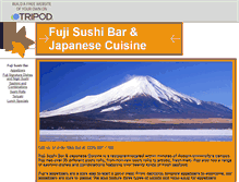 Tablet Screenshot of fujisushibar.tripod.com