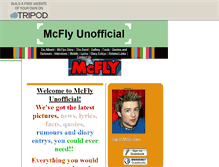 Tablet Screenshot of mcflyunofficial.tripod.com