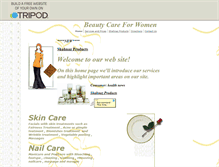 Tablet Screenshot of beautycareforyou.tripod.com
