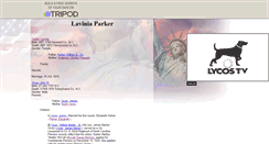 Desktop Screenshot of laviniaparker.tripod.com