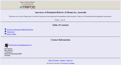 Desktop Screenshot of dominic-roberts.tripod.com