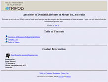 Tablet Screenshot of dominic-roberts.tripod.com