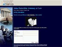 Tablet Screenshot of johnhaderleinlaw.tripod.com