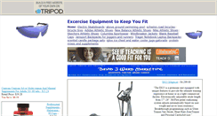 Desktop Screenshot of excerciseequipment.tripod.com