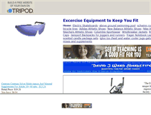 Tablet Screenshot of excerciseequipment.tripod.com