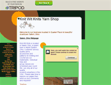 Tablet Screenshot of knitwitknits.tripod.com