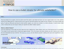 Tablet Screenshot of bulletvibrator.tripod.com