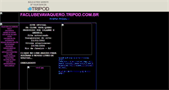 Desktop Screenshot of faclubevavaquero.br.tripod.com