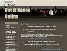 Tablet Screenshot of haneydavid.tripod.com