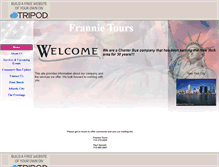 Tablet Screenshot of frannietours.tripod.com