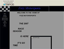Tablet Screenshot of fuzzmotorsports.tripod.com