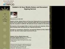 Tablet Screenshot of debbies24hournotary.tripod.com