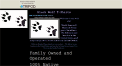 Desktop Screenshot of blackwolfnative.tripod.com