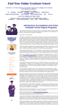 Mobile Screenshot of onlinegraduateschool.tripod.com