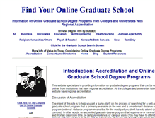 Tablet Screenshot of onlinegraduateschool.tripod.com