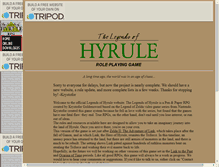 Tablet Screenshot of hyrule-rpg.tripod.com