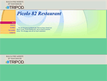 Tablet Screenshot of picolorestaurant.tripod.com
