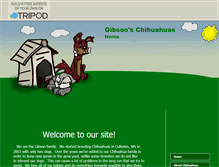 Tablet Screenshot of gibsonschihuahuas.tripod.com